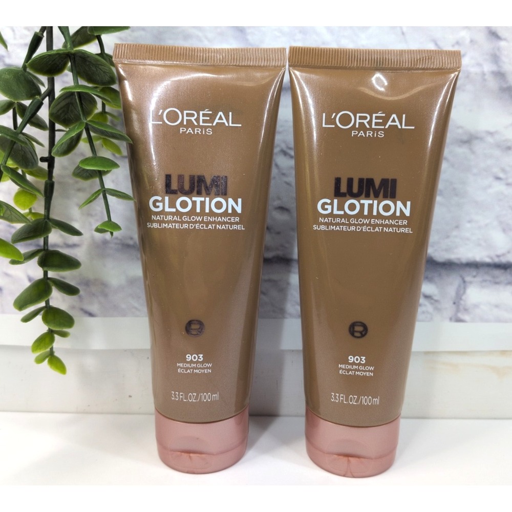 NEW LOT2☀️L'Oreal Paris True Match Lumi Glotion 903 MEDIUM Natural Glow Enhancer - Picture 1 of 3